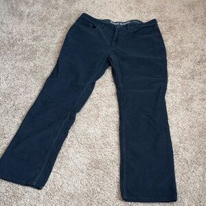 Eddie Bauer Corduroy Men’s Dark Blue Straight Fit Jeans 36x32